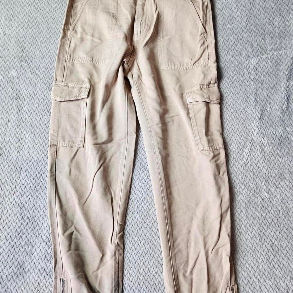 Guess Womens Cargo Pants Size 26‎ Smart Tan Tencel NWT